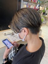ヘアーアートシフォン 川口東口店(hair art chiffon)&nbsp;ハンサムショート/ハイライト/白髪ぼかし