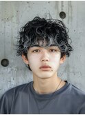 メンズハイライト/ブリーチ/韓国マッシュ/ダークアッシュ