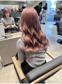 【ブリーチあり】ピンクベージュ