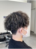 ツイストスパイラルパーマツイストパーマメンズマッシュパーマ