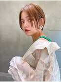 Aimee 町田 ハンサムショート×ナチュラルベージュ