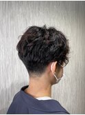 メンズカット/フェード/スキンフェード/ニュアンスパーマ/眉毛