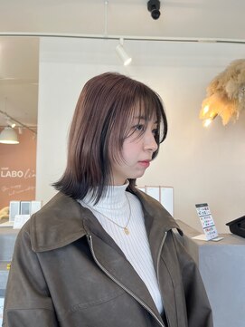 ラボリア(LABO li'a) レイヤーボブ×デザインカラー