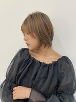 ニューヨークニューヨーク イオンスタイル東淀川店(NYNY)&nbsp;ハイトーンショート×シースルーバングで大人っぽさアップ