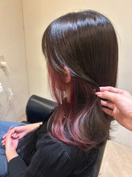 エヌアンドエーコンティ(N&A CONTi) 女性の魅力を引き立てるピンクインナーカラー 髪質改善Tr