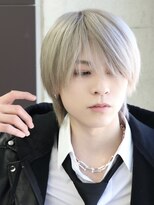 リップス 表参道店(LIPPS)&nbsp;シースルーウルフホワイトカラー韓国マッシュ簡単スタイリング