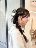 編みおろしスタイル