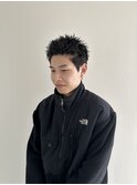 スパイキーショート/ピンパーマ/短髪