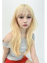 レミエ ダイカンヤマ(lemiie)&nbsp;韓国ヘア☆レイヤーカット☆ハイトーンのハッシュカット