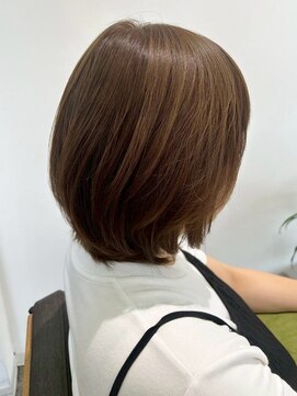 ワンマイル 八潮店(one mile) 柔らかベージュ×ナチュラルストレート