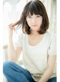 *+CUORE+*…上品＆カジュアル☆斜めバングミディa 【cuore松戸】