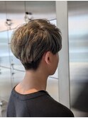10代20代メンズハイトーンマッシュショート