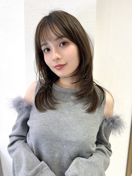 ロンドアベニール 北千住(Lond avenir) くびれヘア/顔周り/韓国/レイヤーカット/黒髪/ロング/前髪北千住