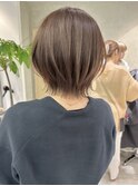 レイヤーボブ　レイヤーカット　くびれヘア　ボブ　ショート