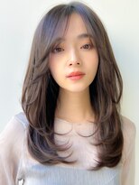 アグノス 青山(Agnos) レイヤーカット暗めカラーフェイスフレーミングデザインカラー