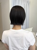 ソト 銀座(soto.)&nbsp;ミディアムヘア/暗めカラー/デザインカラー/切りっぱなしボブ