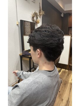 メンズ　パーマスタイル【門前仲町/越中島/月島/髪質改善】