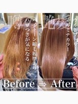 コンティロミー(CONTI ROMMY.)&nbsp;ウルトワトリートメントイルミナカラー髪質改善◎20代～50代