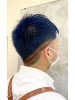 ジュラク(JURAKU) メンズベリーショート×ペプシカラー