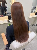 ユニバイリサ 天神大名店(uni by risa) 黒髪からダブルカラーで作るベージュカラー!