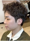 横浜西口メンズパーマルーズパーマシャドウパーマッシュウルフ