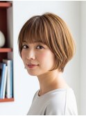 白髪ぼかし×ショート