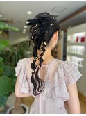 ツイン編み下ろし