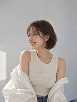 ワゴンバイアフロート(Wagon by afloat) 池袋20代30代髪質改善カラー小顔丸みショートボブ顔周り