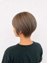 グランミリ(Grand mm) 大人可愛い丸みショート×グレージュ Shinoko.