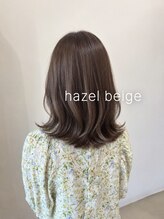 サロン(SALON) ヘーゼルベージュのレイヤーミディアム