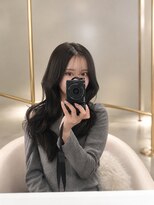 ミヨン 京橋店(miyon)&nbsp;韓国レイヤーカット×暗髪カラー×髪質改善