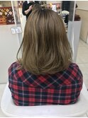 SNSで人気のTHROWカラーで、透け感マットアッシュに☆彡