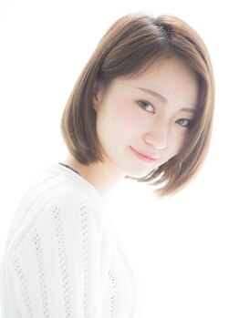 ヘアーアート シオン(Hair Art Sion)の写真/【うる艶美髪が叶う＊】気になるクセやうねりを、解消へと導いてくれる◎自然で柔らかなストレートに。