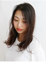 ムルチュラ(muruchura)&nbsp;セミウェットのダブルバングかき上げへアBy Yamaki Ayako