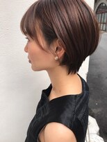 フロート 小阪店(float) くびれショート_マニッシュショート,ネイビー,フレンチボブ