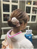 和装シニオンアレンジ