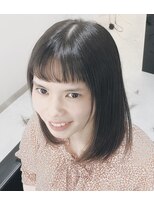 ヘアーオアシス 太田店(Hair OASIS) ストレートタッチのナチュラルミディ☆