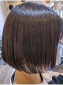 切りっぱなしボブ