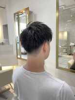 オーロ 緑地公園店(ORO)&nbsp;爽やかツーブロック　ナチュラルメンズ