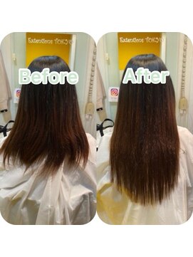 デュオヘアー エクステンションズ 新宿 ふわふわ★モテ☆ナチュラルロングヘアー★