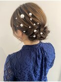 結婚式 二次会 ヘアセット