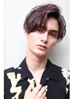 ルックグッドストア(LOOK GOOD STORE)&nbsp;センターパート 韓国マッシュ 刈り上げ ニュアンスパーマ 元町