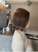 切りっぱなしボブ