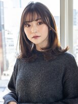 【白川】20代30代40代レイヤーカット小顔ヘア斜めバング23.2.19