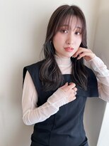 ロロン 下高井戸(LORONG)&nbsp;セミロングスタイル　アッシュブラウン　インナーカラー