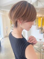 切りっぱなしボブエアリーロング美髪ピンクブラウン[大宮]