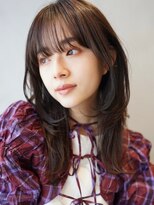 ニコ トウキョウ ヨコハマ(nico)&nbsp;顔まわりレイヤー/切りっぱなし/ミディアム/韓国風