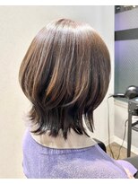 アリアバイエクラート 池袋店(ARiA by ECLART) ショコラベージュボブルフベビーバング