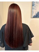 マリン(Marine)&nbsp;20代30代ハイライトロングデザインカラーピンク