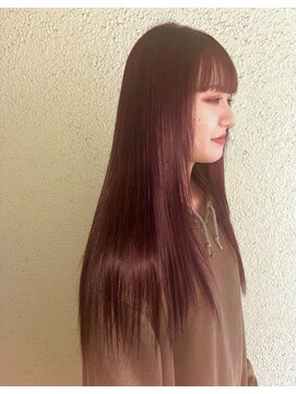 ミュー(Mu) ブリーチ無しダブルカラー/ボルドーブラウン